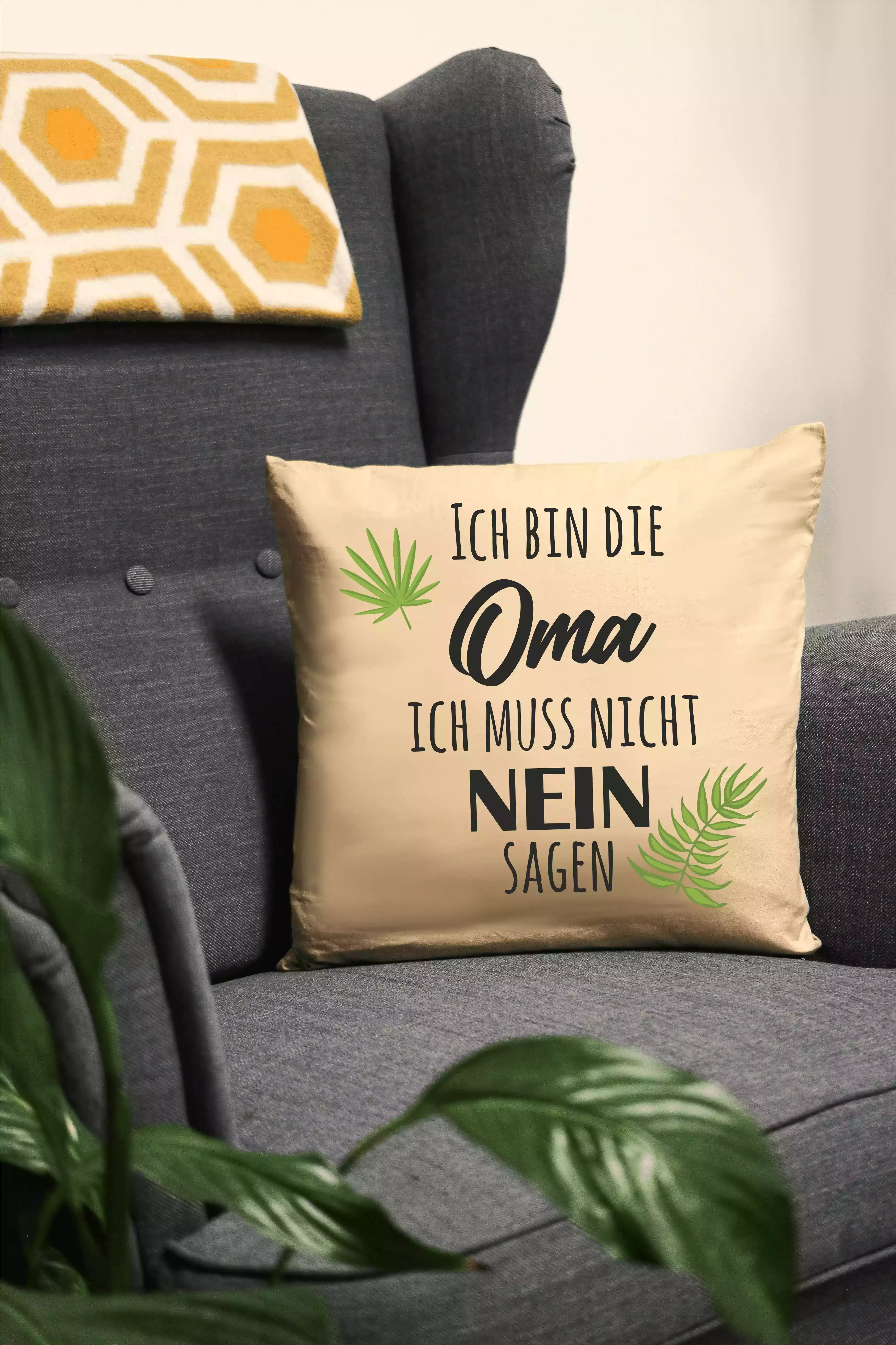 Oma muss nicht nein sagen | Polster/Kissen  