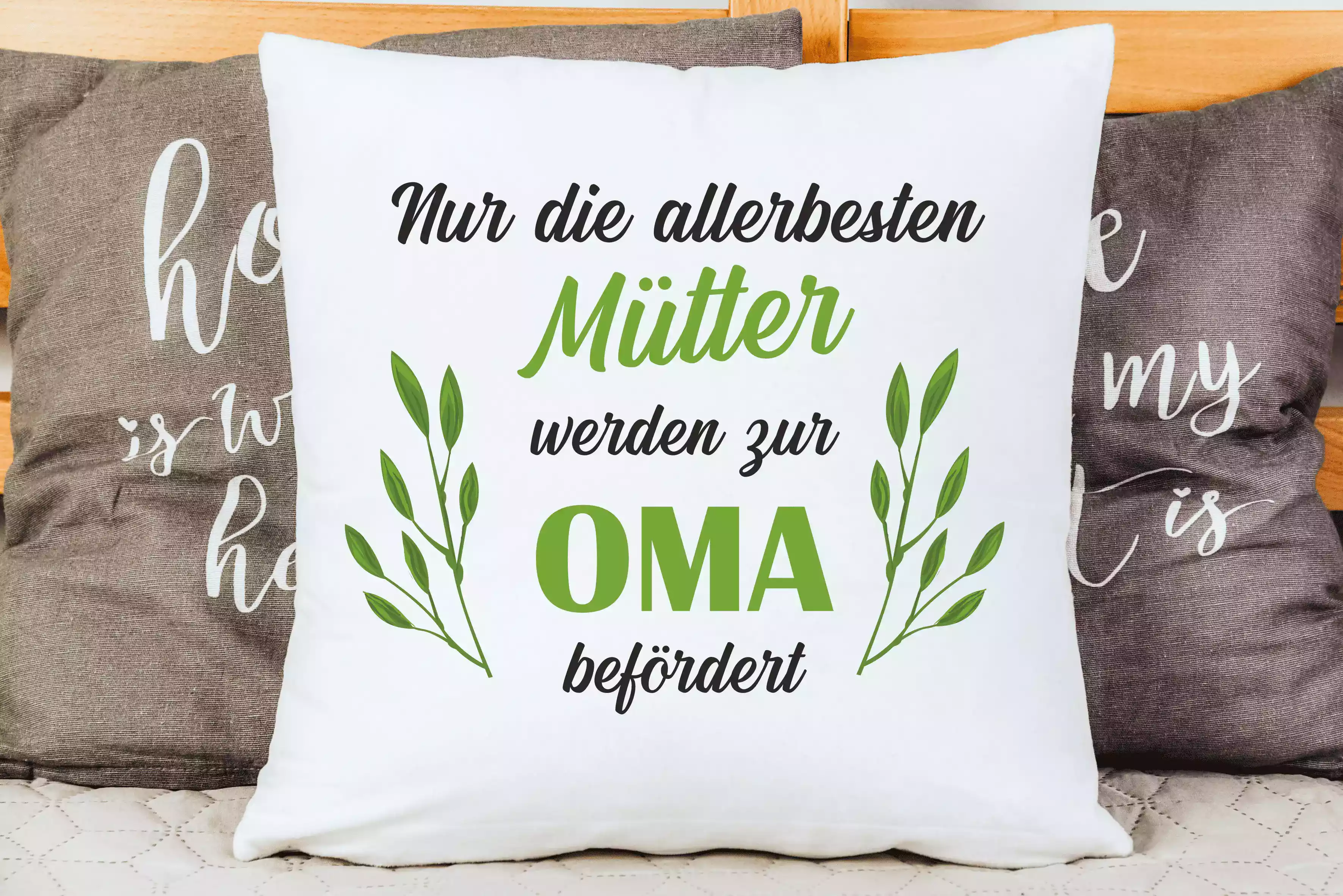 Die besten Mütter werden zur Oma befördert  | Polster/Kissen 