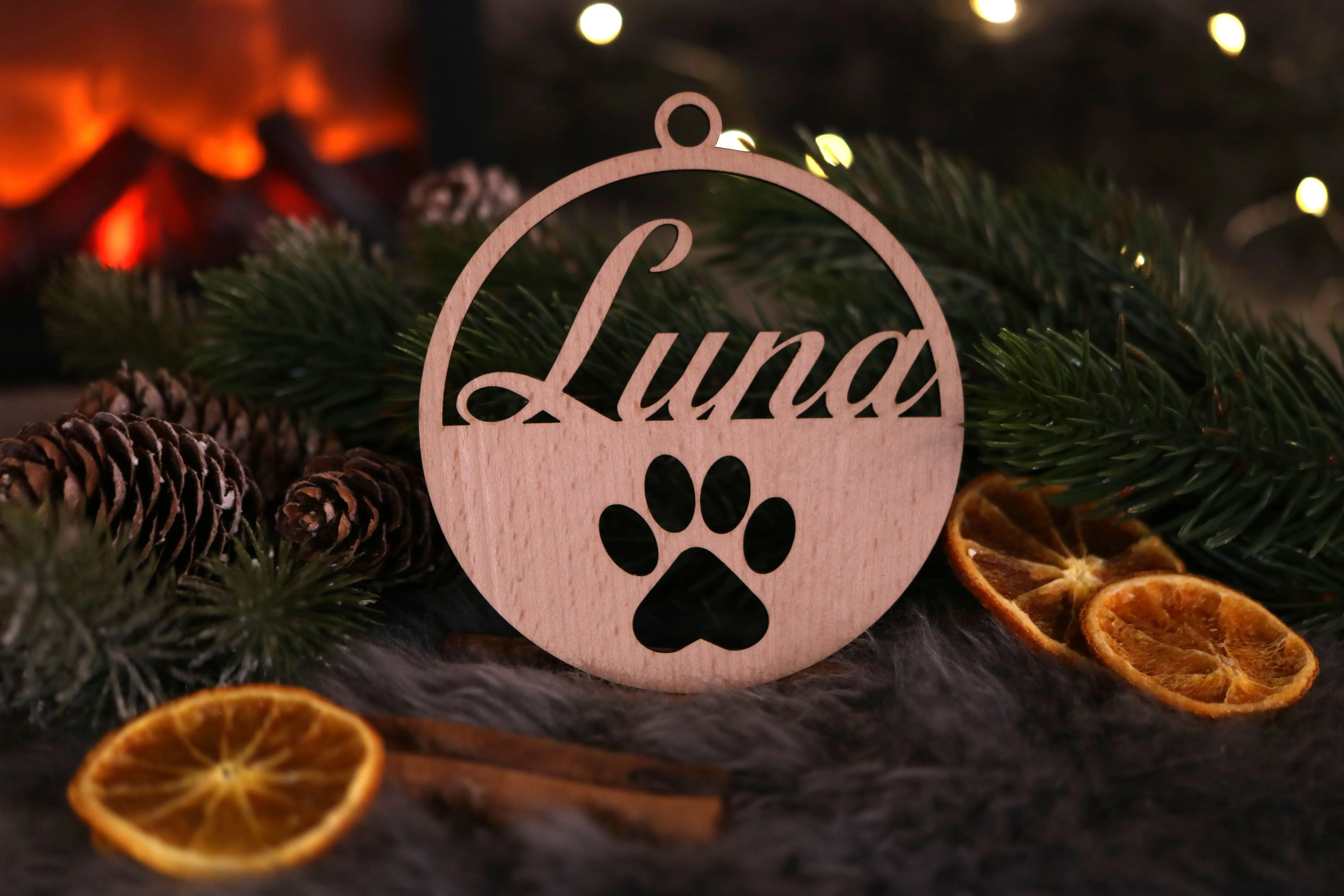 Weihnachtsbaumanhänger Personalisiert für Haustiere