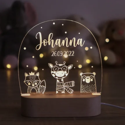 Personalisiertes Nachtlicht aus Acryl 14