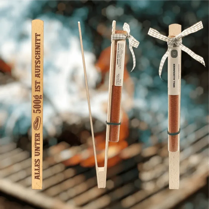 Alles unter 500g ist Aufschnitt - Grillzange 1_1920x1920 Alles unter 500g ist Aufschnitt | gravierte Grillzange – Bild 1