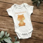 Wunschname mit Babyfuchs | bedruckter Babybody