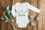 Eat Local | bedruckter Babybody – Bild 2