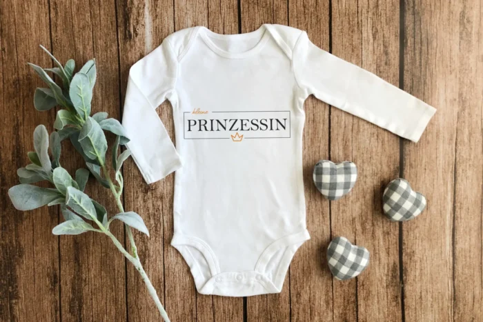 Kleine Prinzessin | bedruckter Babybody – Bild 2