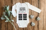 Leitfaden für Papa... | bedruckter Babybody – Bild 2