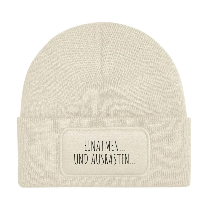 Einatmen und Ausrasten | Beanie – Bild 4
