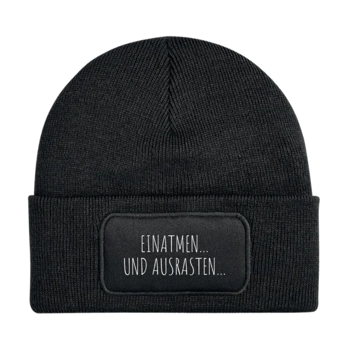 Einatmen und Ausrasten | Beanie – Bild 1