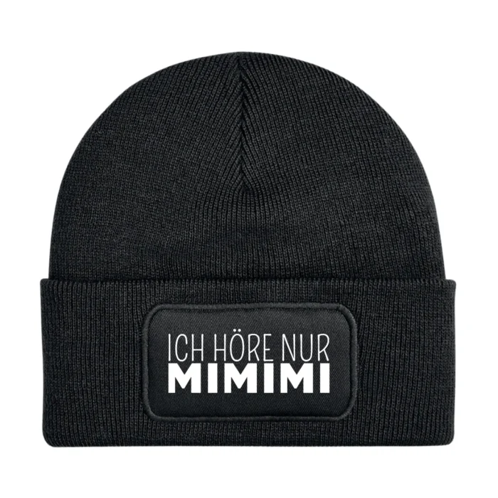 Ich höre nur MIMIMI | Beanie – Bild 1