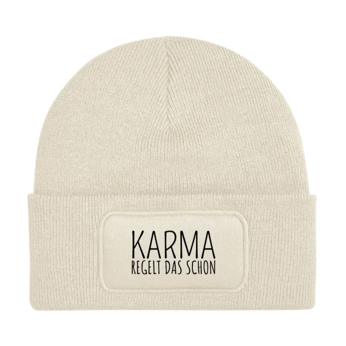 Karma regelt das schon | Beanie – Bild 4