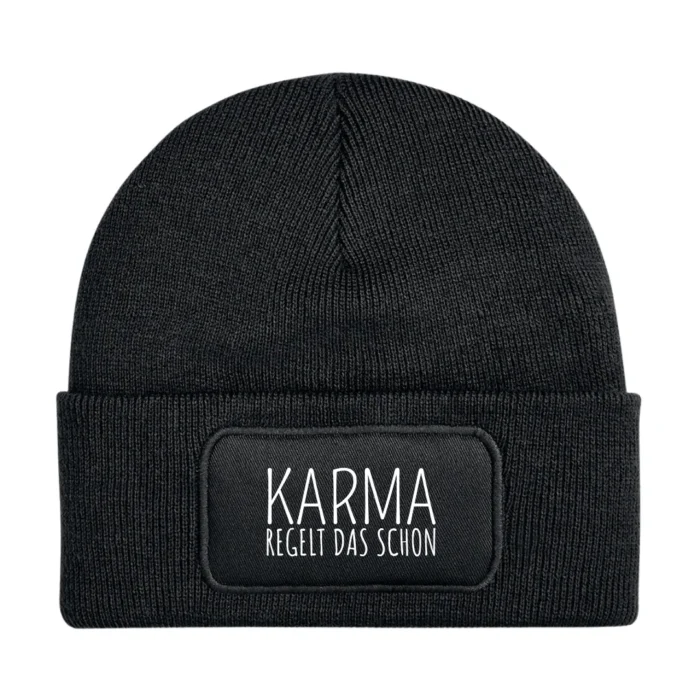 Karma regelt das schon | Beanie – Bild 1