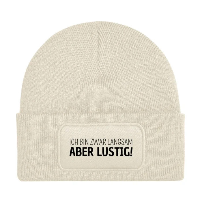 Zwar langsam aber lustig | Beanie – Bild 4