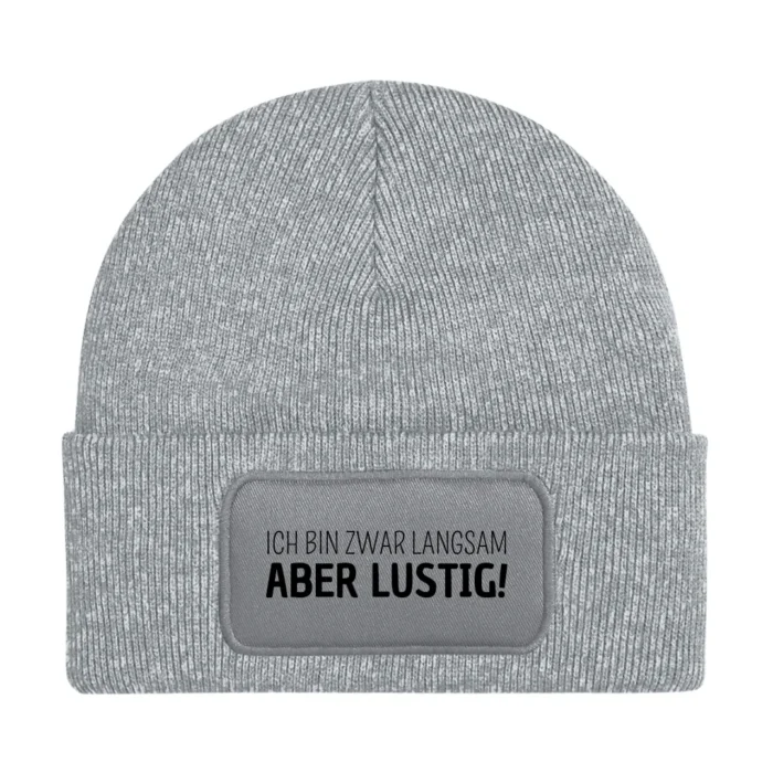 Zwar langsam aber lustig | Beanie – Bild 3