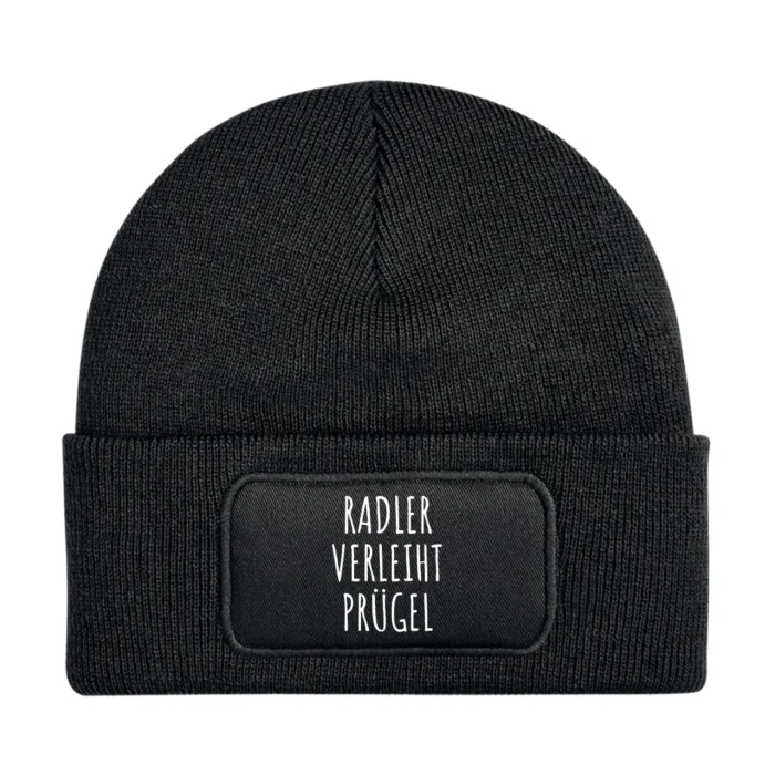 Radler verleiht Prügel | Beanie – Bild 1