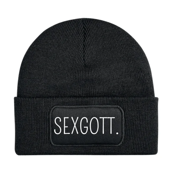 Beanie - Sexgott - Schwarz_1920x1920 Sexgott | Beanie – Bild 1
