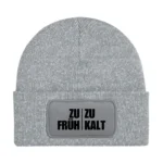 Zu früh zu kalt | Beanie – Bild 3