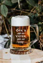Opas sind wie Väter aber cooler | graviertes Bierglas