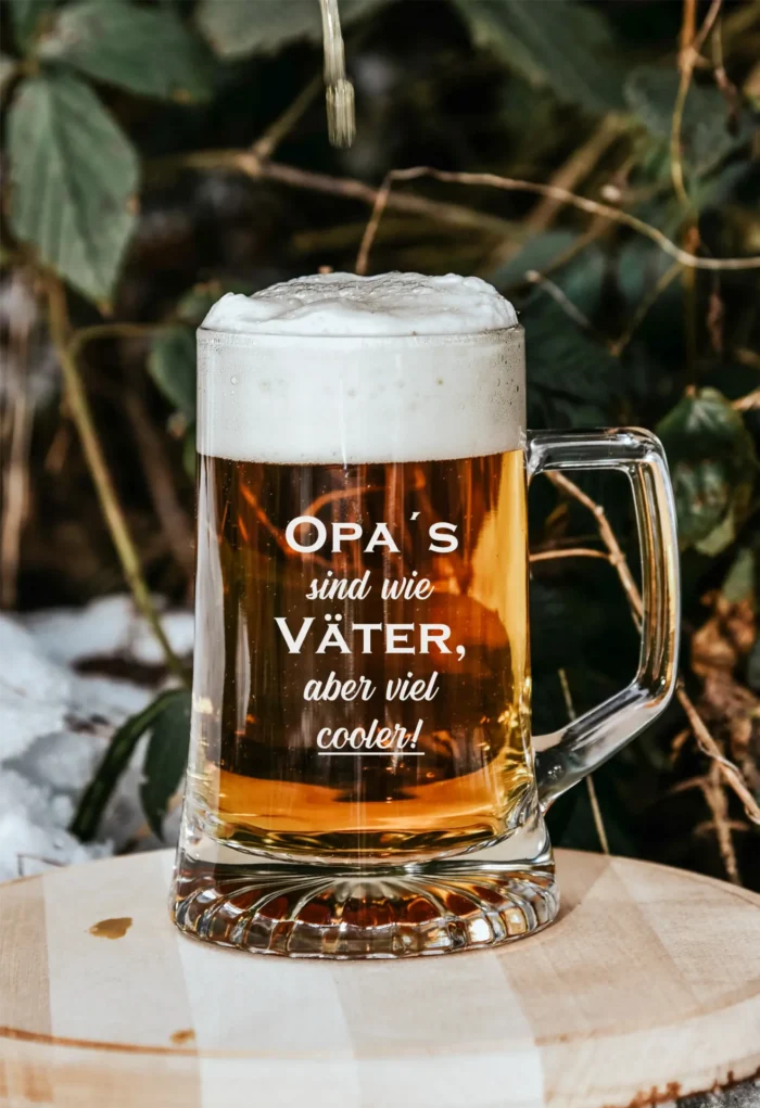 Bierglas 14 Cooler Opa_1920x1920 Opas sind wie Väter aber cooler | graviertes Bierglas – Bild 1