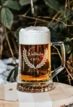 Weltbester Opa | graviertes Bierglas