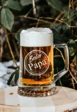 Bester Papa | graviertes Bierglas