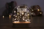 Personalisiertes Nachtlicht aus Acry 12