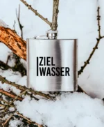 Zielwasser | gravierter Flachmann