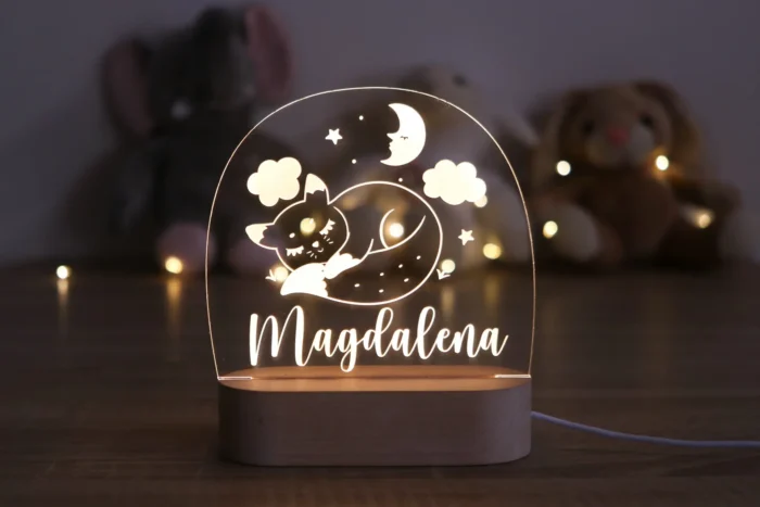 Personalisiertes Nachtlicht aus Acryl 09 – Bild 1