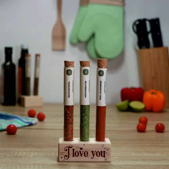 Gewürzblock | I love you – Bild 4