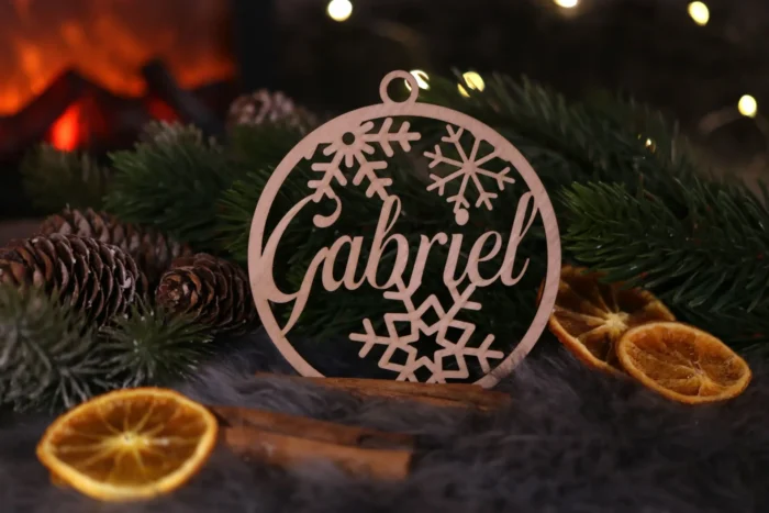 Weihnachtsbaumanhänger Personalisiert – Bild 1