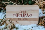 Bester Papa der Welt | graviertes Schneidebrett/Jausenbrett – Bild 2