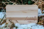 Lieblingsmama | graviertes Schneidebrett/Jausenbrett – Bild 2