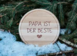 Papa ist der Beste | graviertes Schneidebrett/Jausenbrett