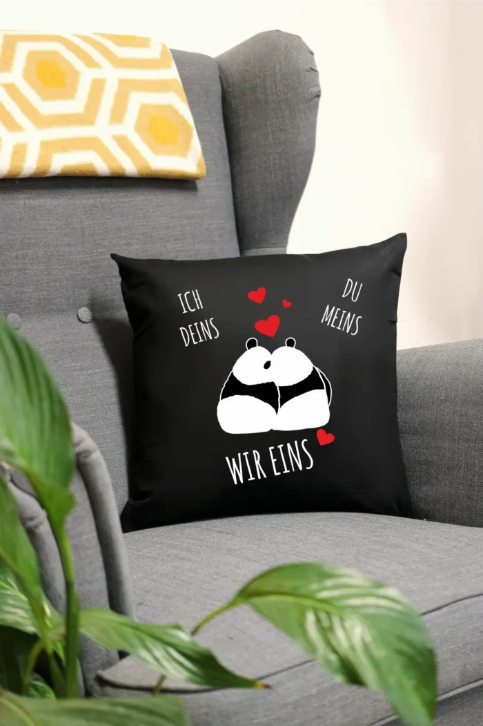 Du Mein-Ich Deins- Wir Eins | Polster/Kissen – Bild 1