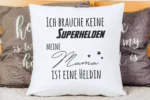 Mama Superheldin | Polster/Kissen – Bild 3