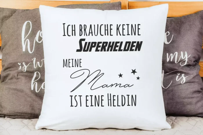 Mama Superheldin | Polster/Kissen – Bild 3
