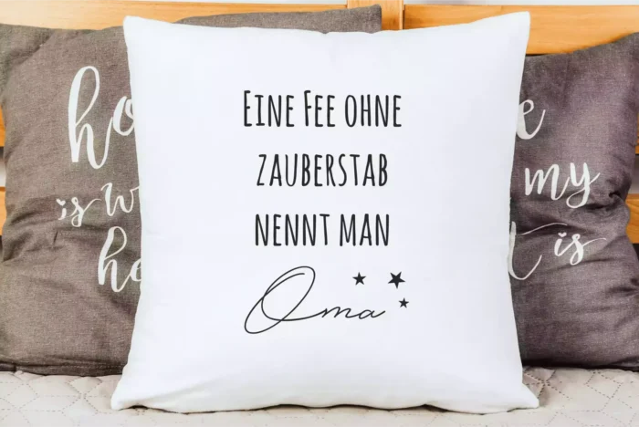 Eine Fee ohne Zauberstab heißt Oma | Polster/Kissen – Bild 3