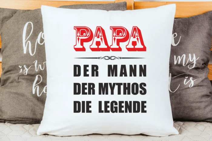 Papa die Legende | Polster/Kissen – Bild 3