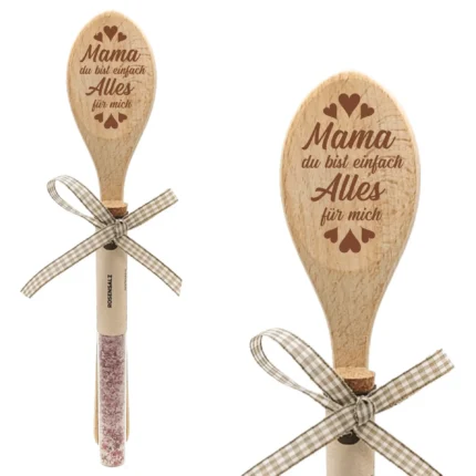 Mama du bist einfach Alles für mich | gravierter Kochlöffel