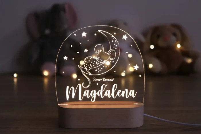 Personalisiertes Nachtlicht aus Acryl 15 – Bild 1