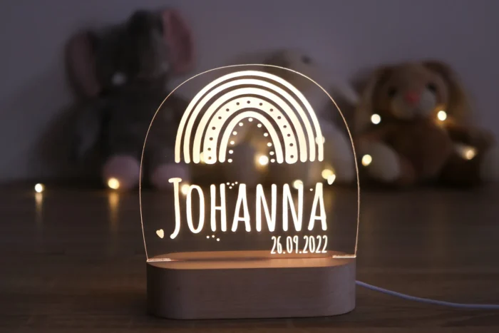 Personalisiertes Nachtlicht aus Acryl 13 – Bild 1
