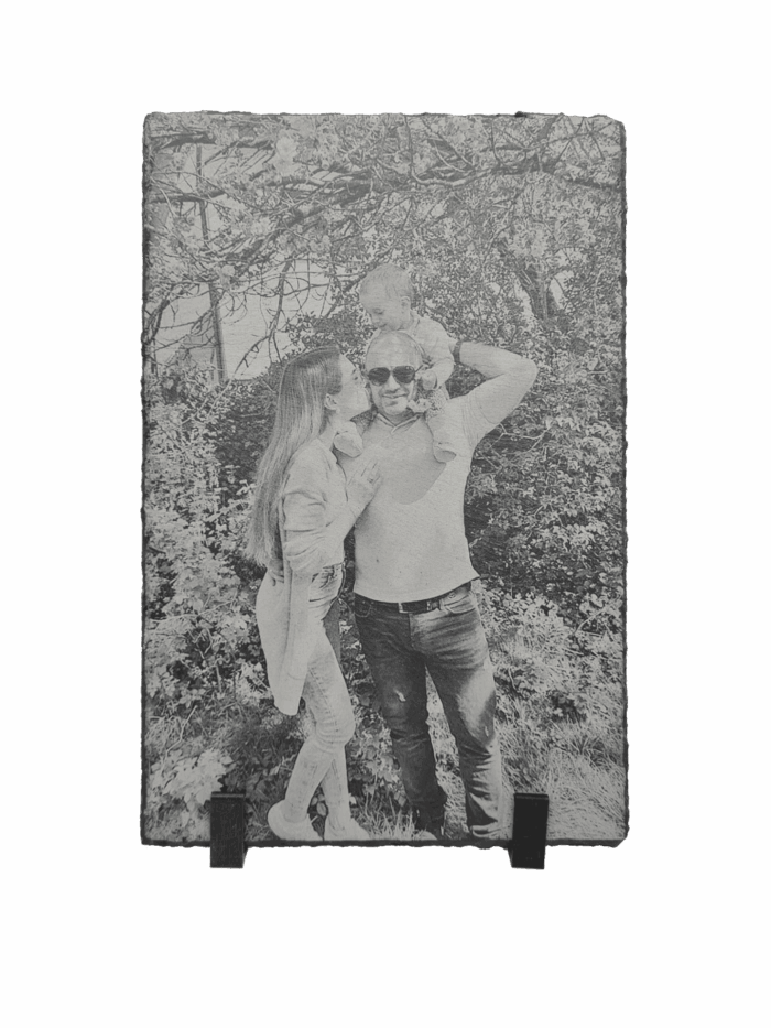 Schiefertafel mit Fotogravur – Bild 3