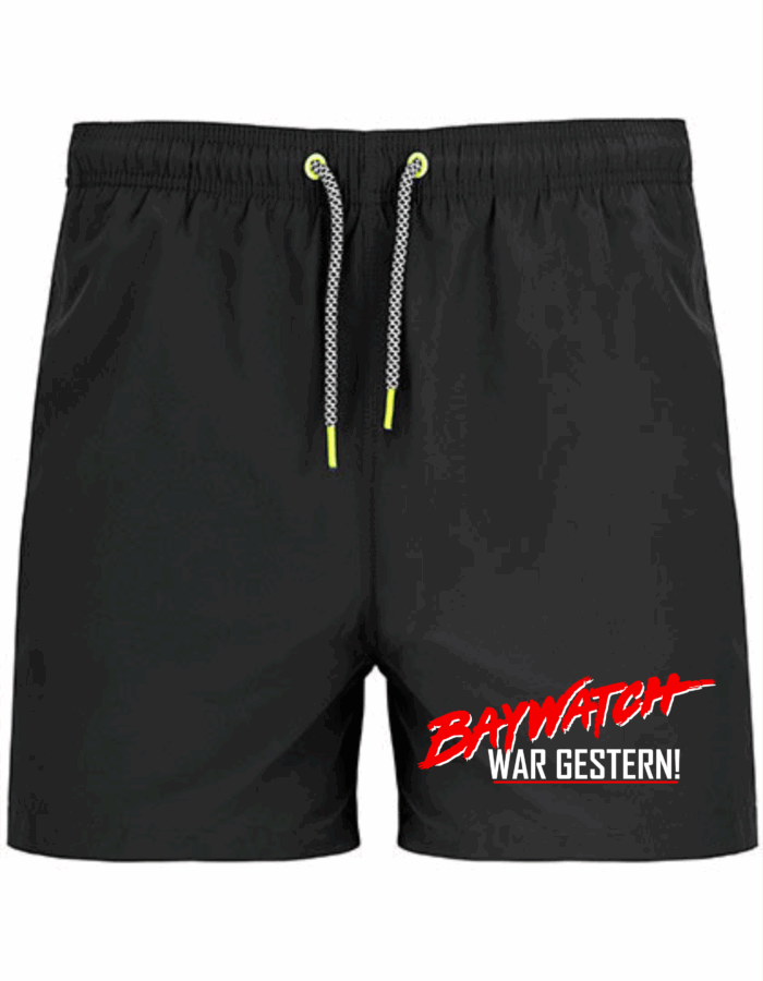 Baywatch war gestern | Badeshort – Bild 3