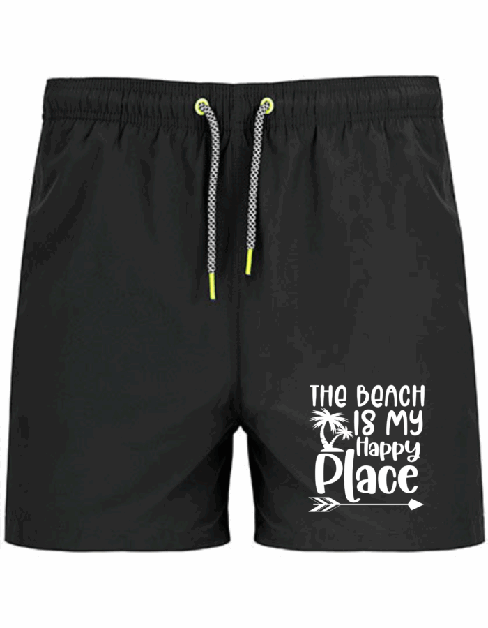 The Beach is my happy Place | Badeshort – Bild 2