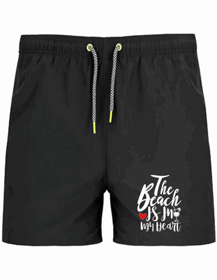 The Beach is in my Heart | Badeshort – Bild 2