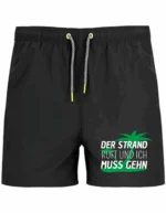 Der Strand ruft und ich muss gehn | Badeshort – Bild 7