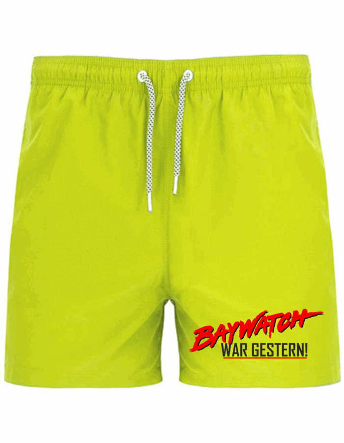 Baywatch war gestern | Badeshort – Bild 2