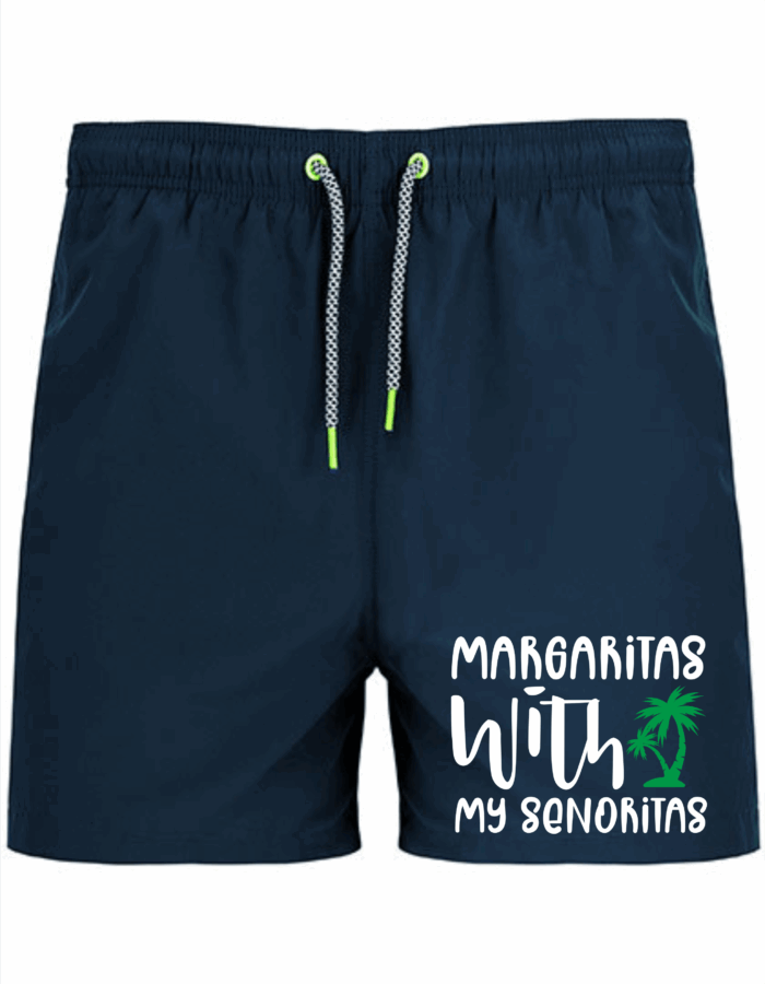 Margaritas with my Senoritas | Badeshort – Bild 4