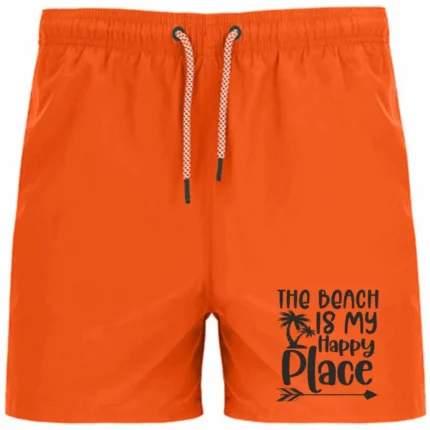 The Beach is my happy Place | Badeshort
