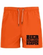 Bier formte diesen schönen Körper | Badeshort – Bild 2