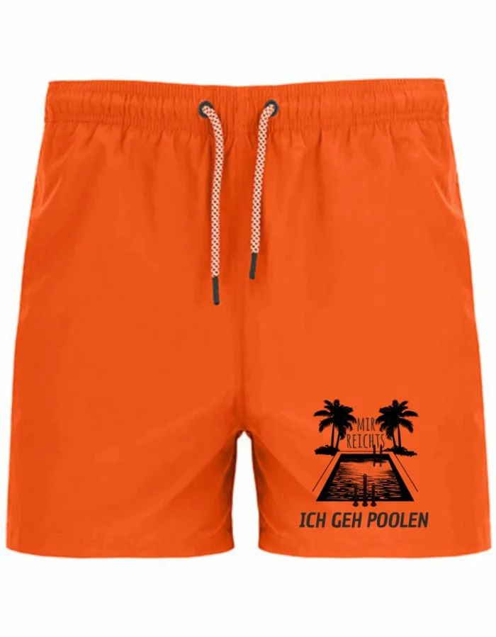 Mir reichts ich geh poolen | Badeshort – Bild 7