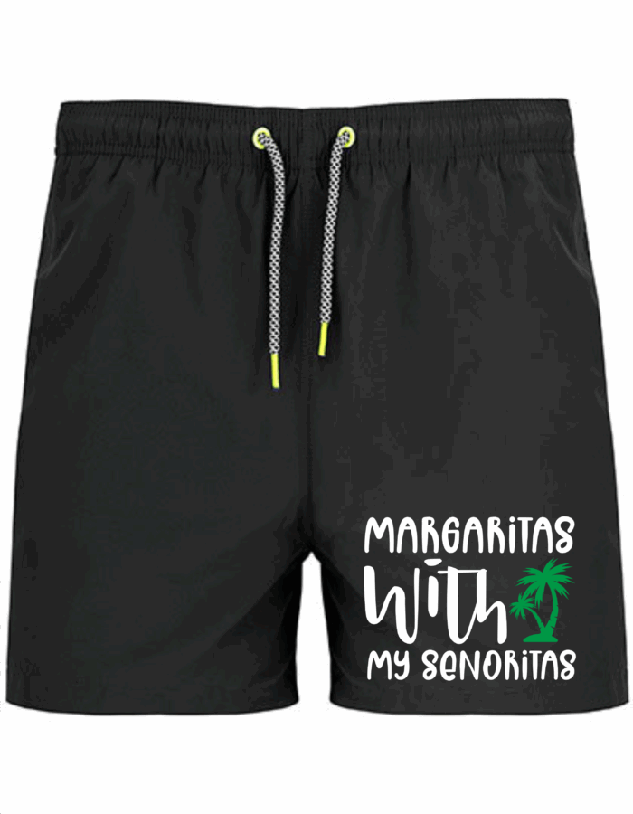 Margaritas with my Senoritas | Badeshort – Bild 3